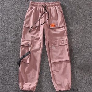 SLICK 'Genius' Pink Cargo Pants